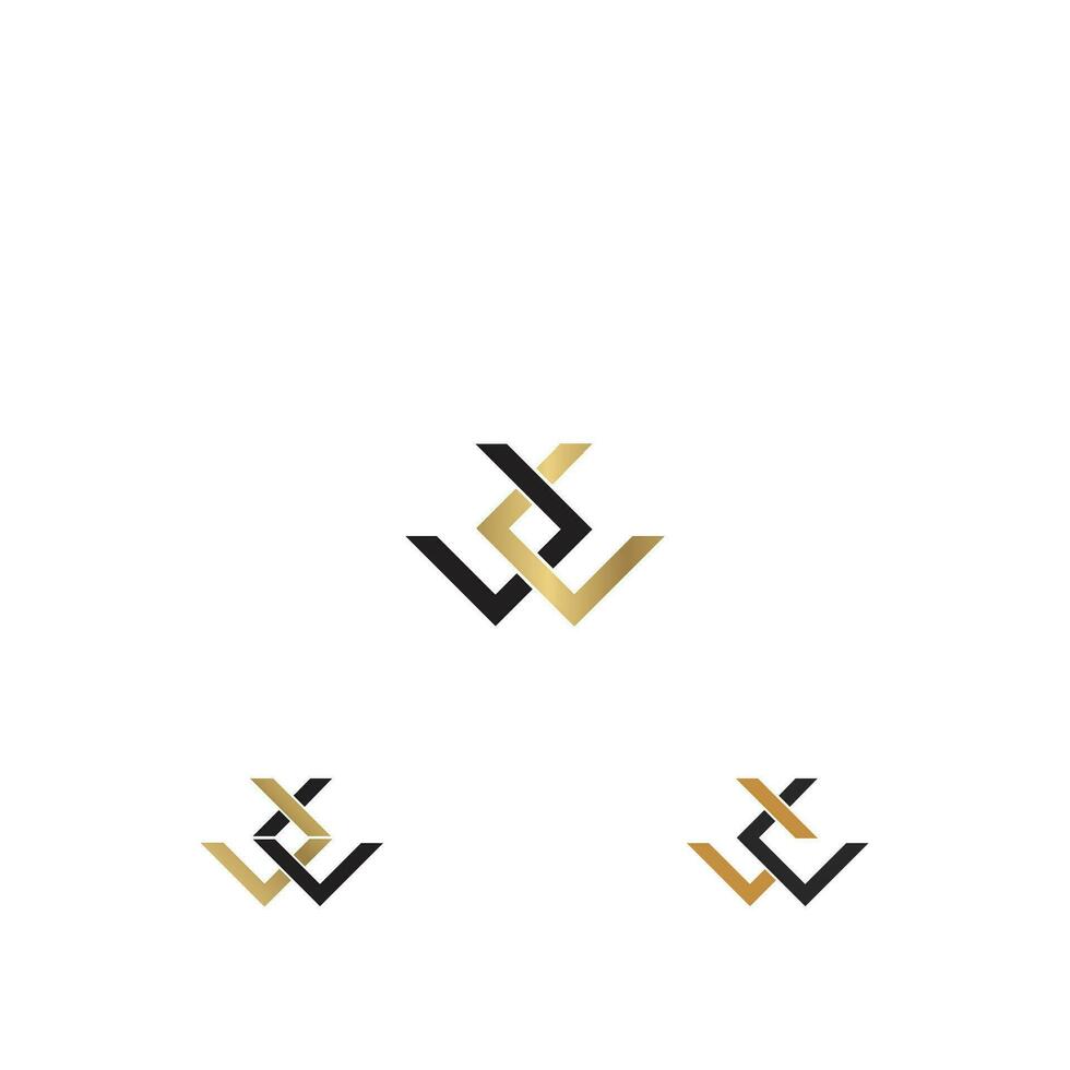 xw, wx, x och w abstrakt första monogram brev alfabet logotyp design vektor