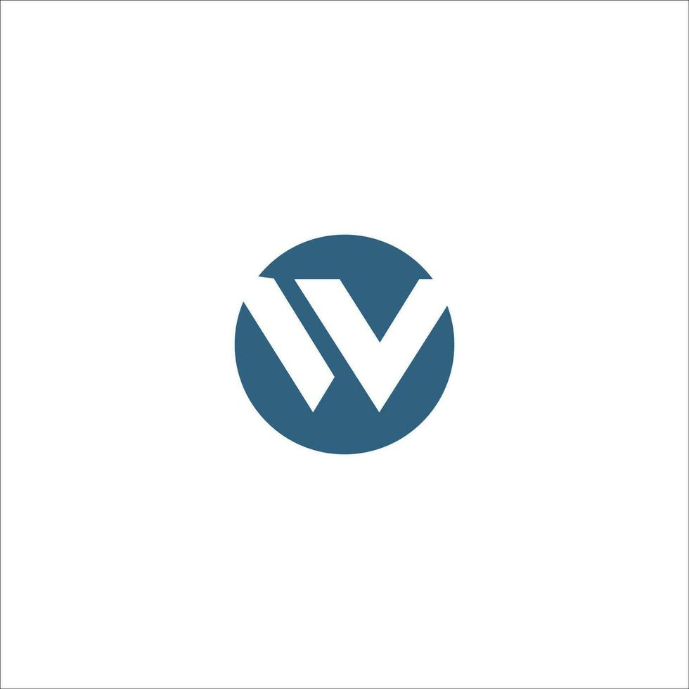 Initiale Brief wl Logo oder lw Logo Vektor Design Vorlage