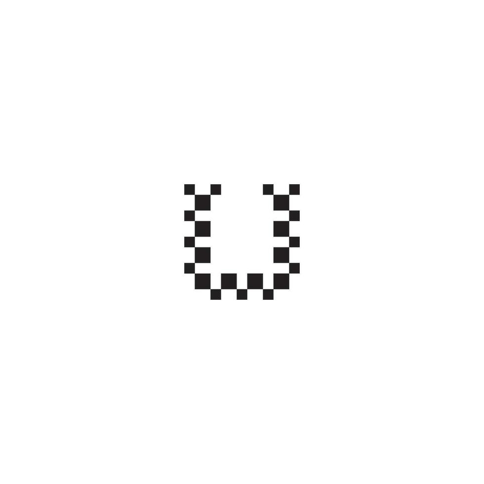 Alphabet Briefe Initialen Monogramm Logo äh, u vektor