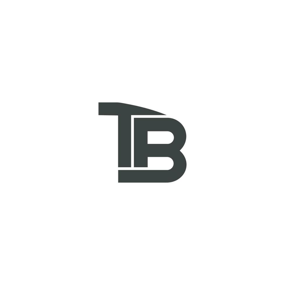 Initiale Brief tb Logo oder bt Logo Vektor Design Vorlagen