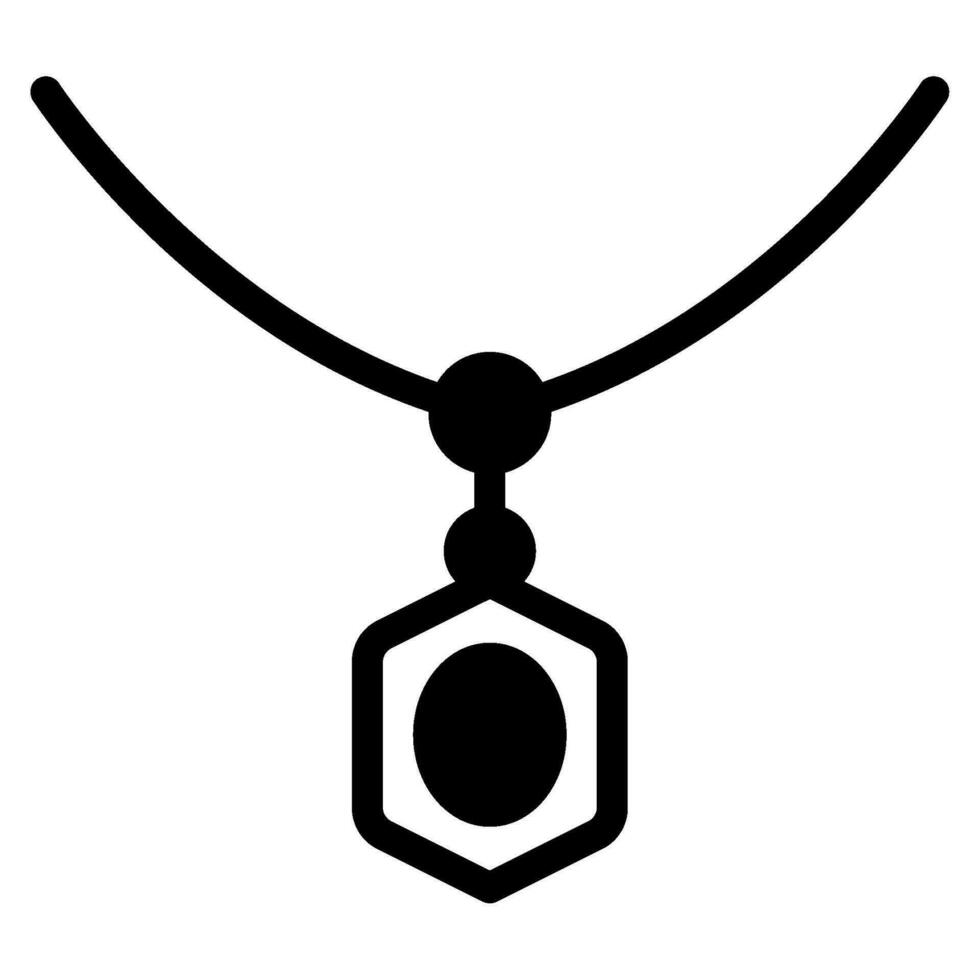 Halskette Objekt Illustration vektor