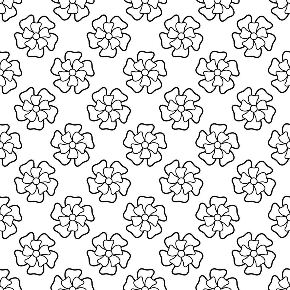 blommig yta mönster design för omslag papper, förpackning, tyger, textilier vektor