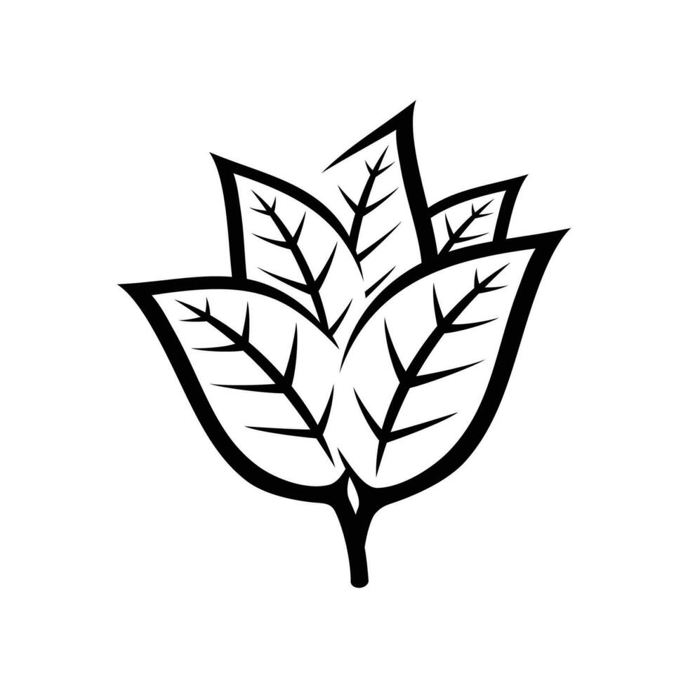 blad ikon. löv ikon på isolerat bakgrund. samling grön blad. element design för naturlig, eko, vegan, bio etiketter. vektor