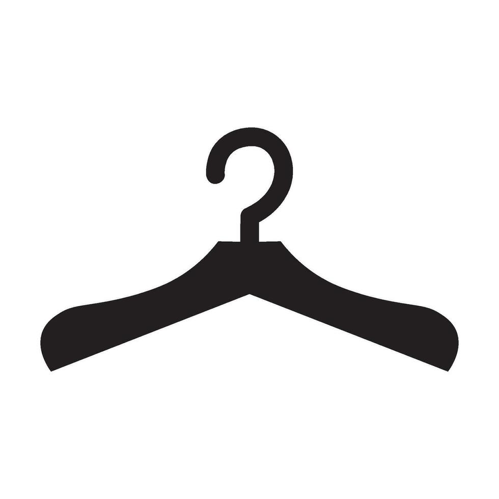 Kleiderbügel Symbol Logo Vektor Design Vorlage