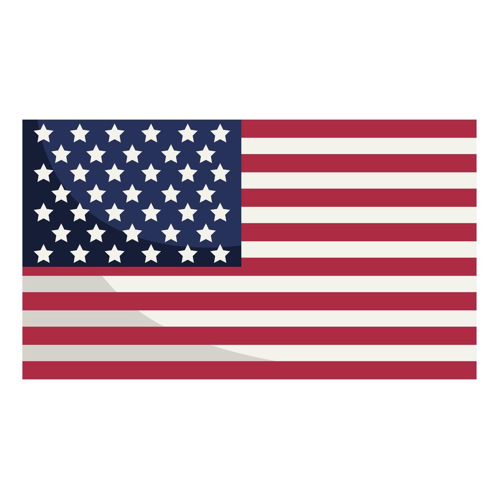 flagga av Förenta staterna vektor