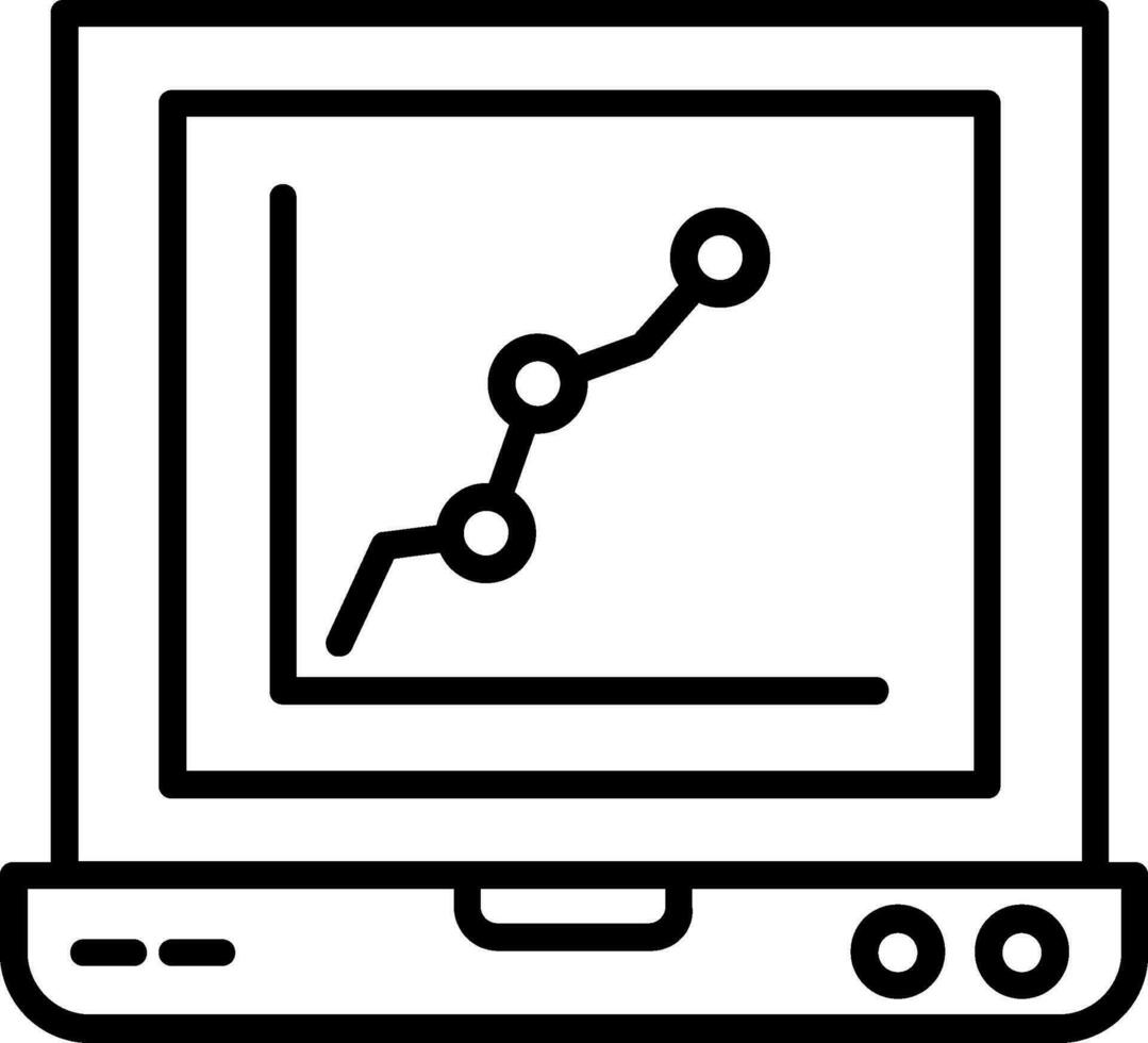 Statistik-Vektorsymbol vektor