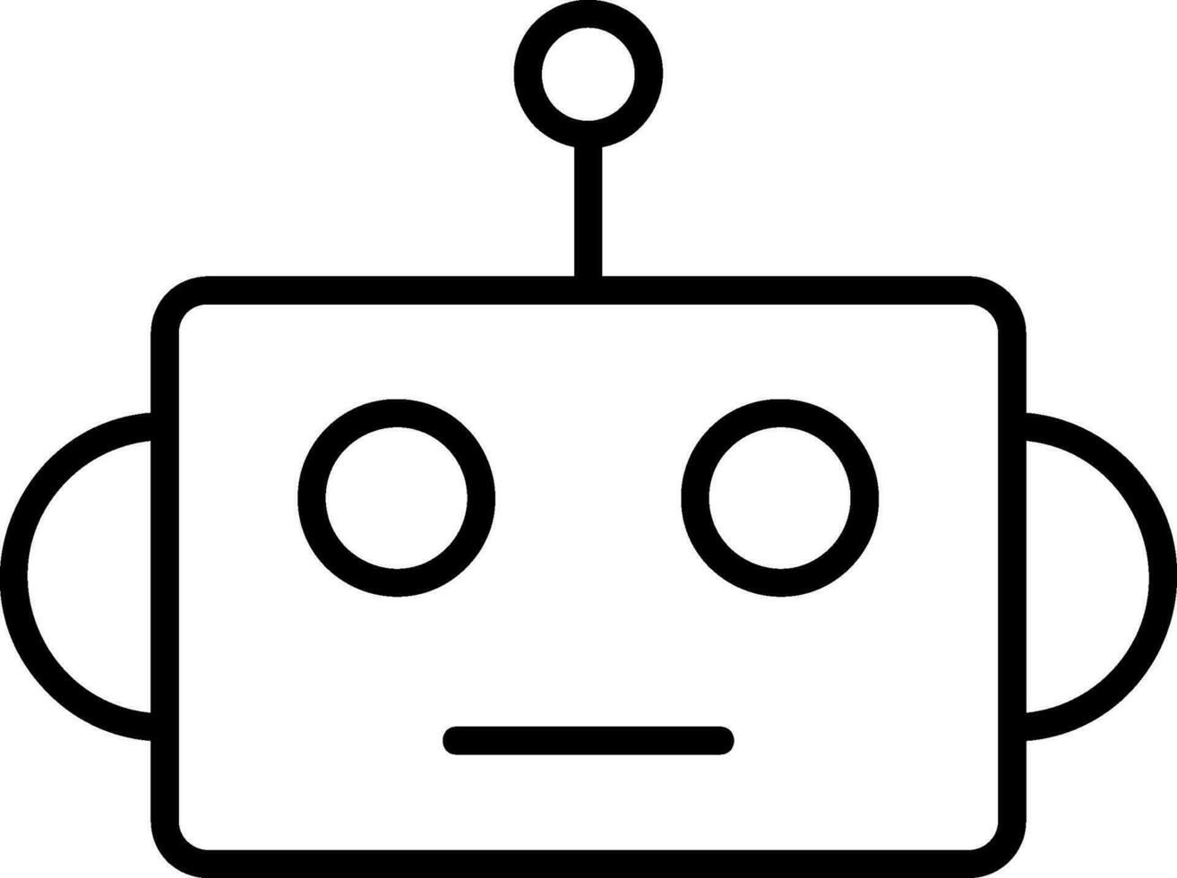 Bot-Vektor-Symbol vektor