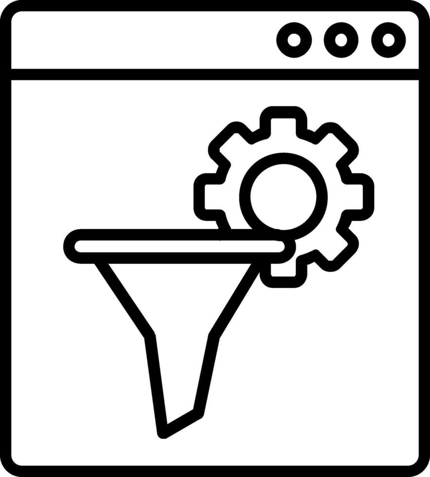 Netz Instandhaltung Vektor Symbol