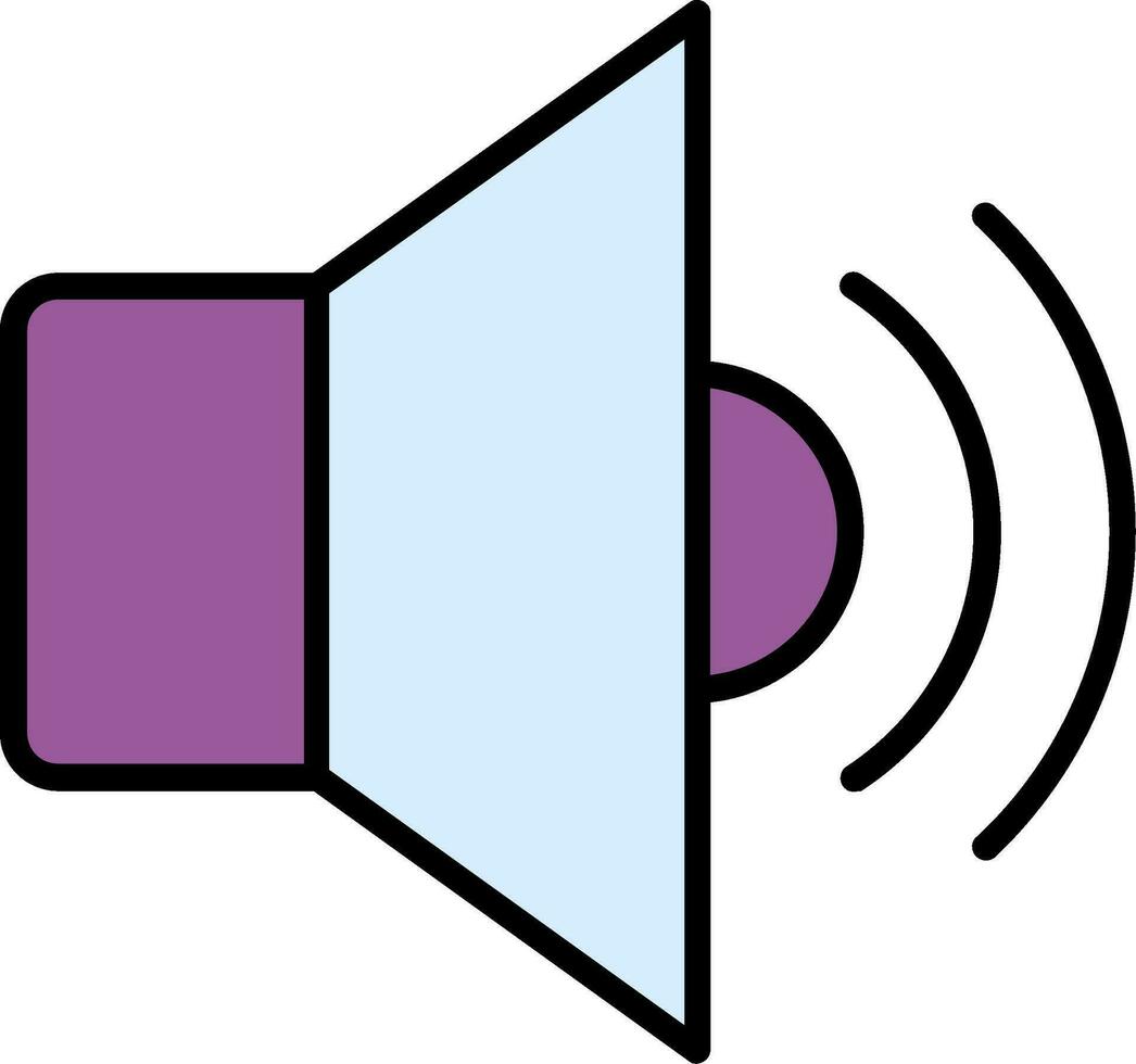 Lautsprecher auf Vektor Symbol