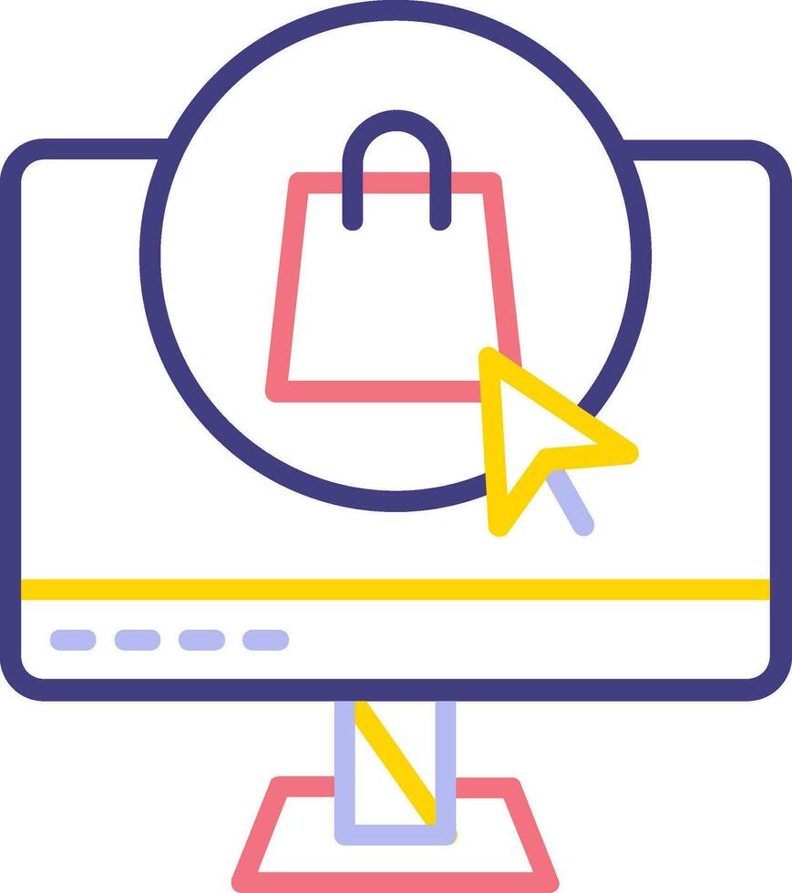 e-handel vektor ikon