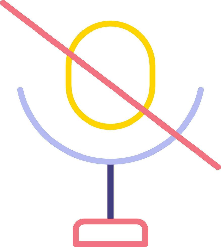 Stumm-Vektor-Symbol vektor