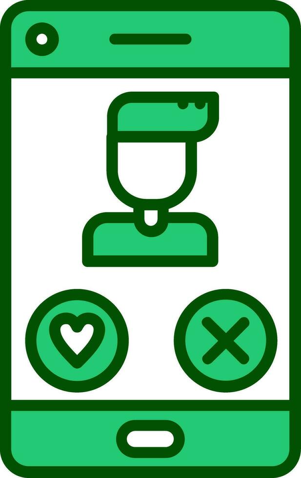 Dating App Vektor Symbol