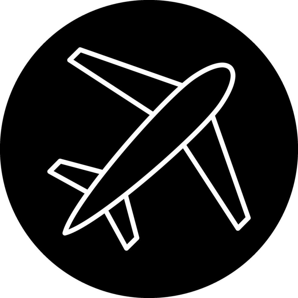 Flugzeug-Vektor-Symbol vektor