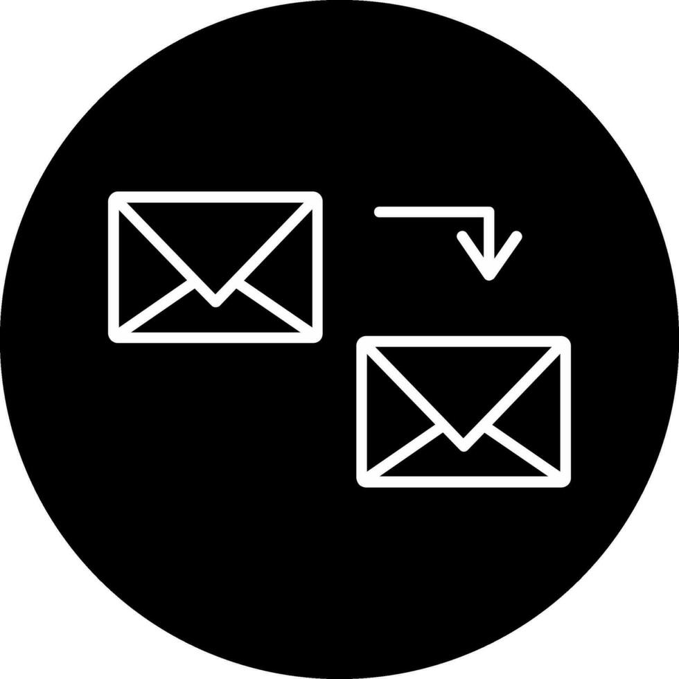 E-Mail-Vektorsymbol senden vektor