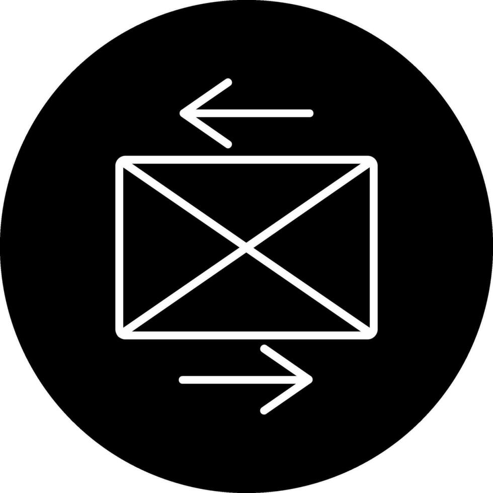 E-Mail-Vektorsymbol senden vektor