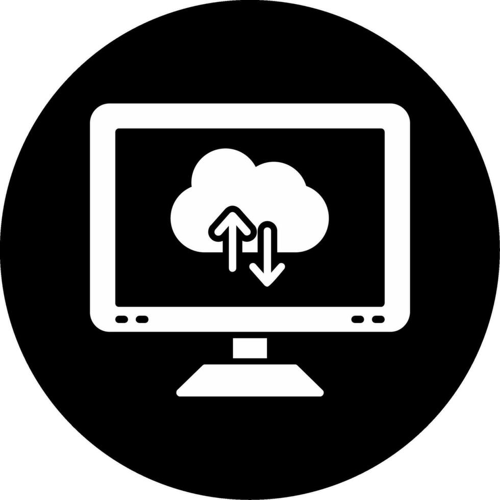 Cloud-Computing-Vektorsymbol vektor