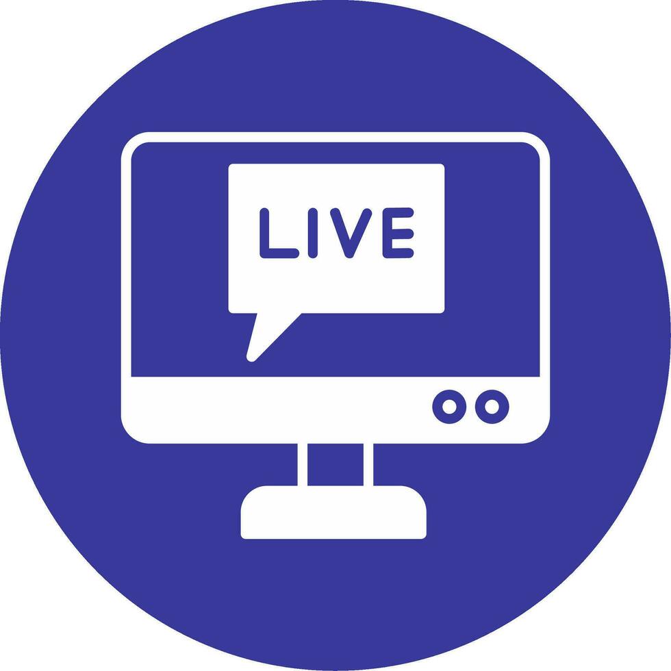 Live-Chat-Vektorsymbol vektor