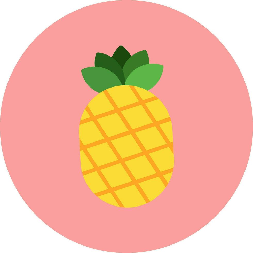 Ananas-Vektor-Symbol vektor