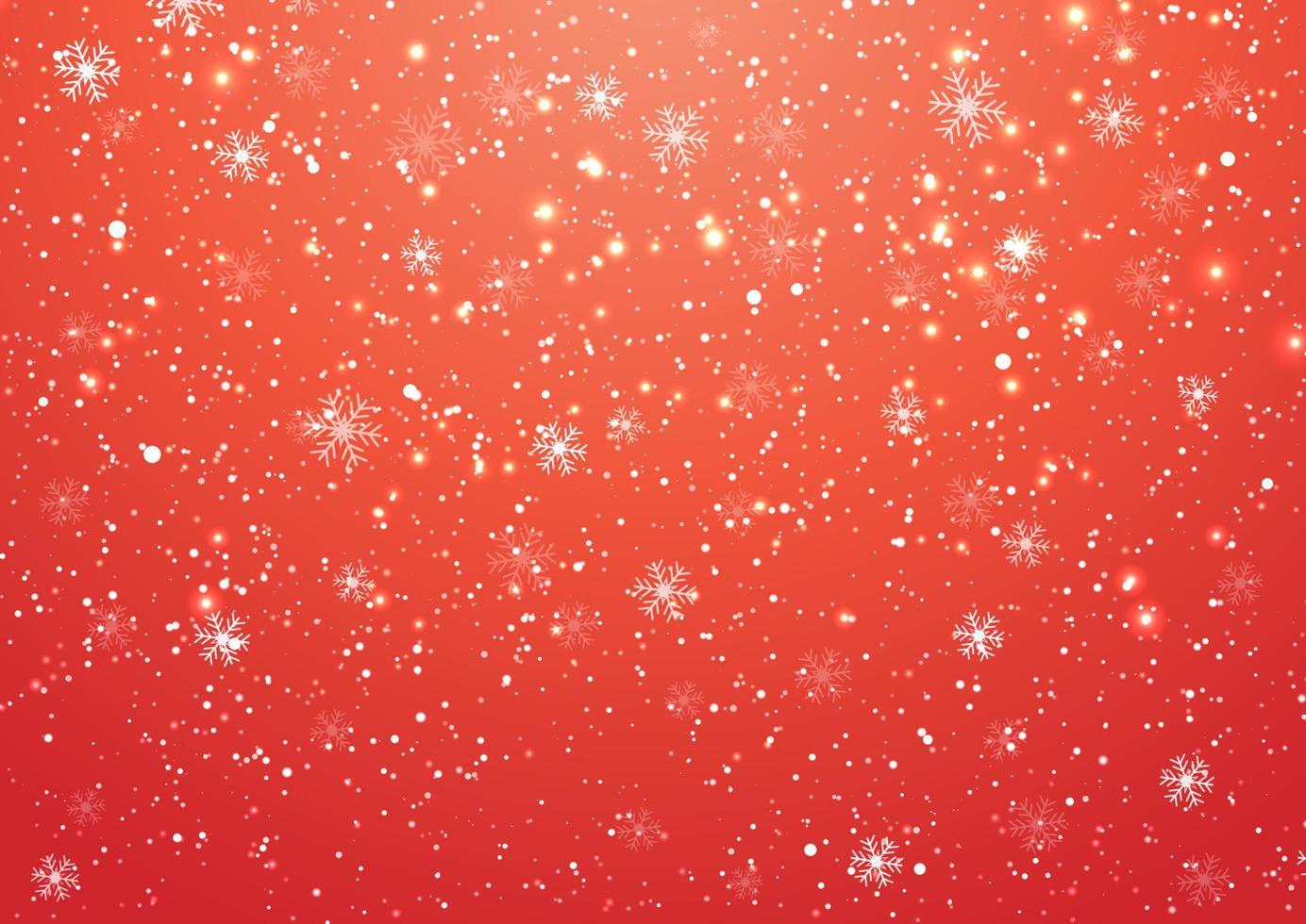 Weihnachtshintergrund mit fallendem Schneeflockendesign vektor