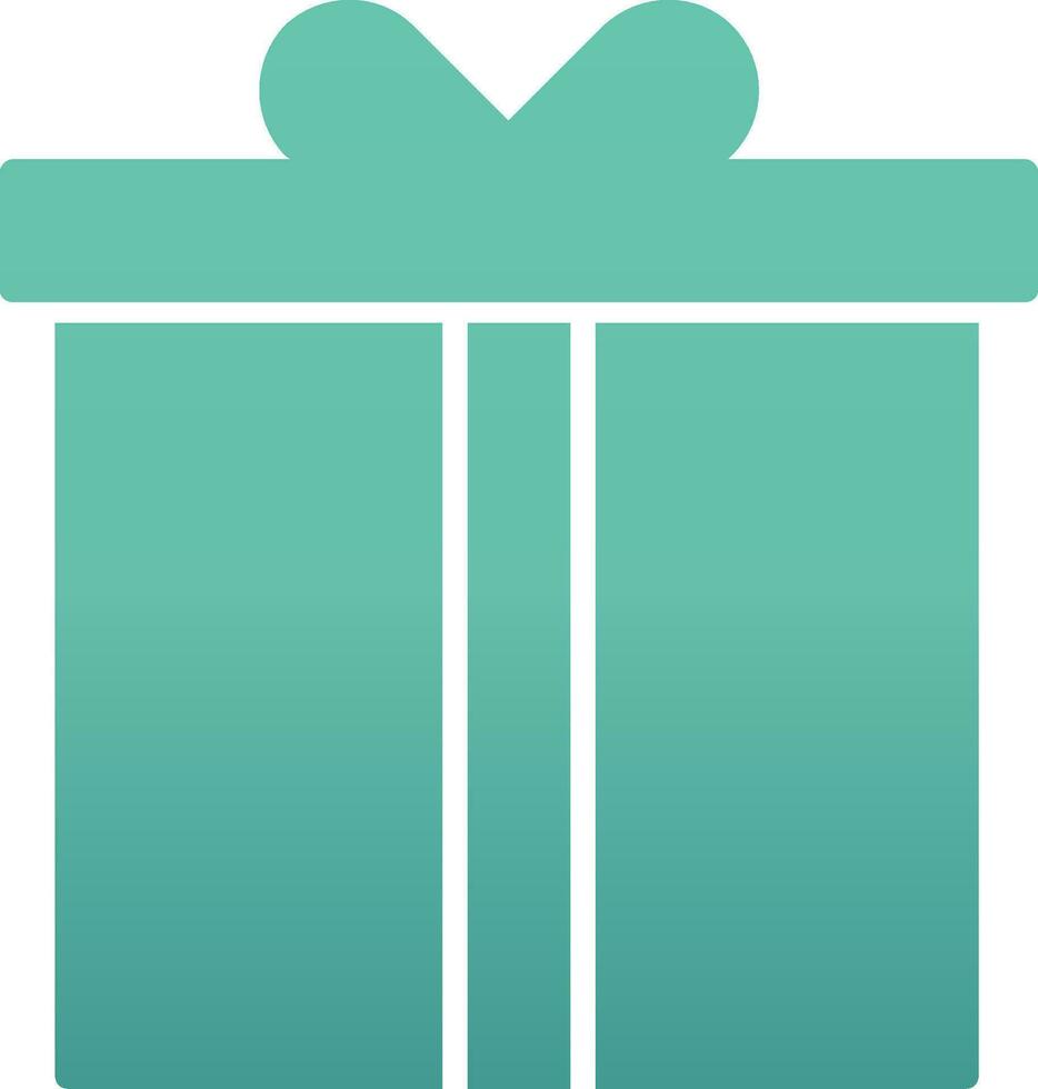 Geschenkbox-Vektorsymbol vektor