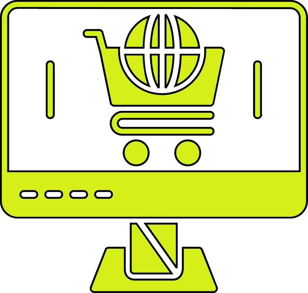 E-Commerce-Vektorsymbol vektor