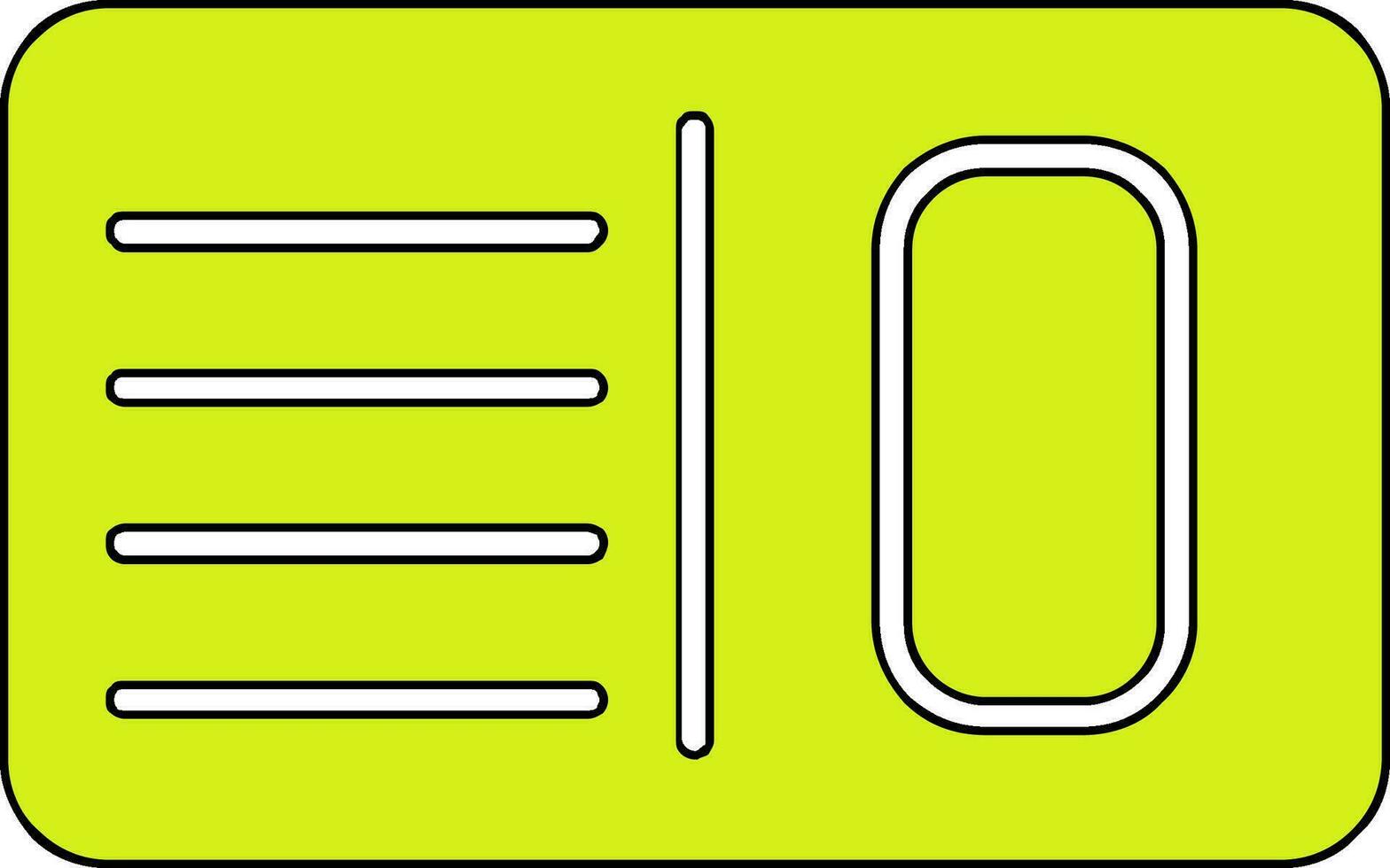 Postkarten-Vektor-Symbol vektor
