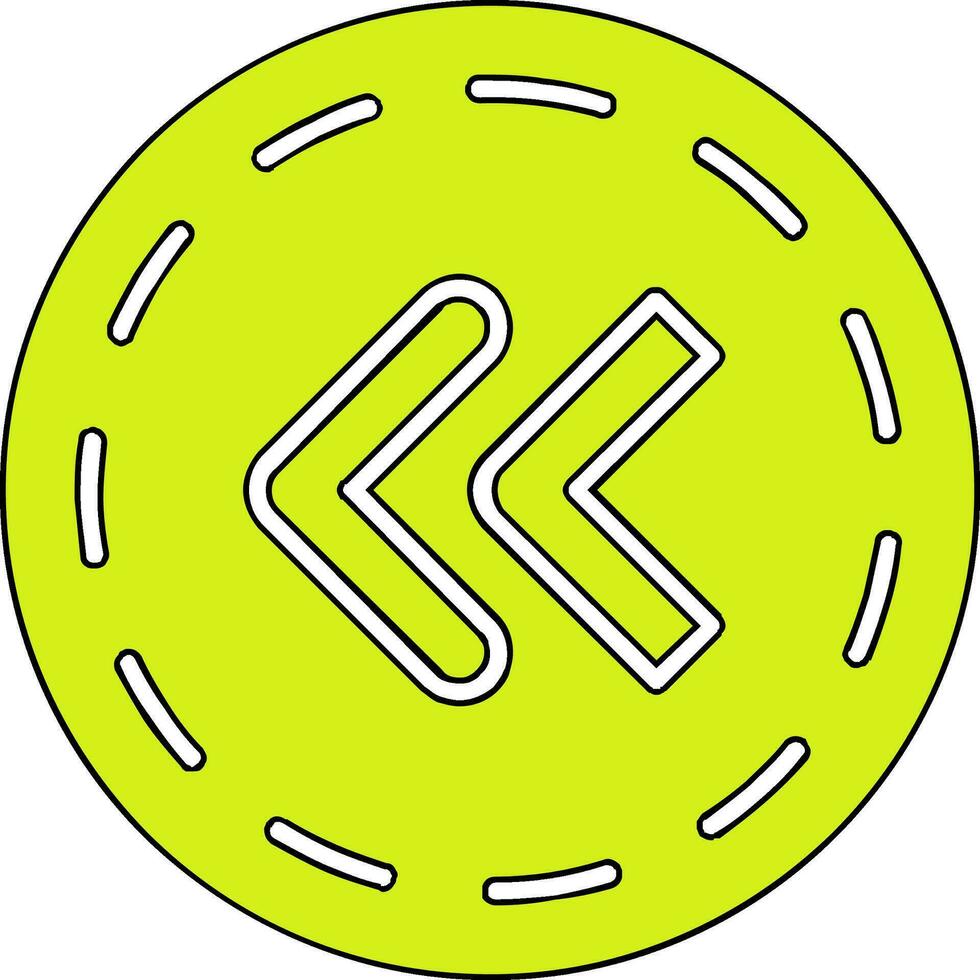 links Pfeile Vektor Symbol