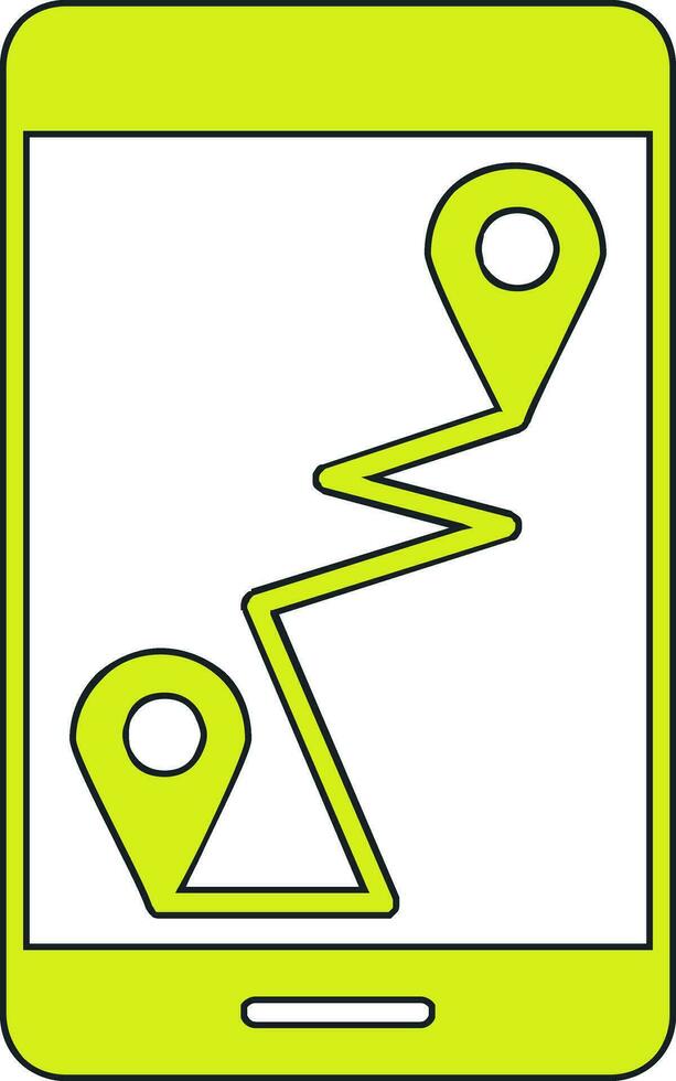 GPS-Vektor-Symbol vektor