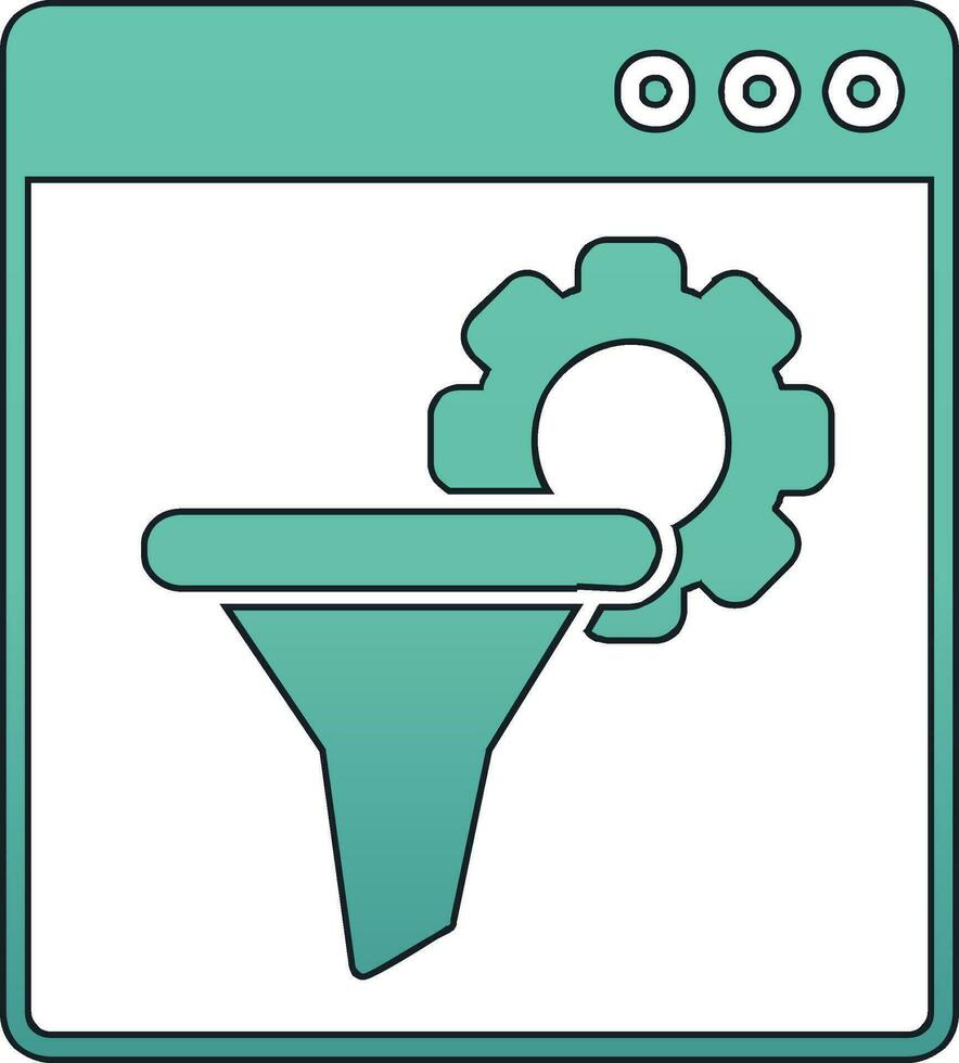 Netz Instandhaltung Vektor Symbol