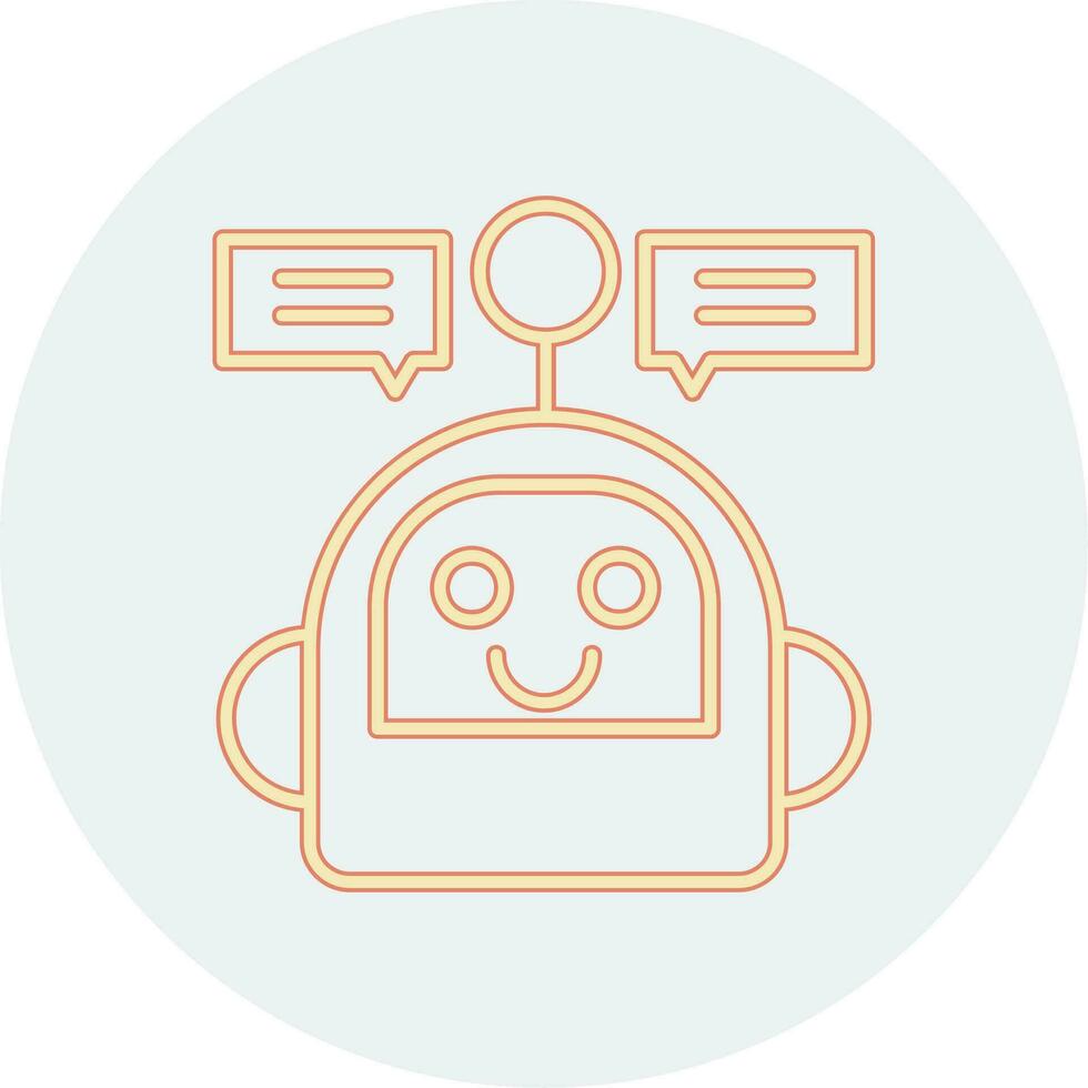 chatbot vektor ikon