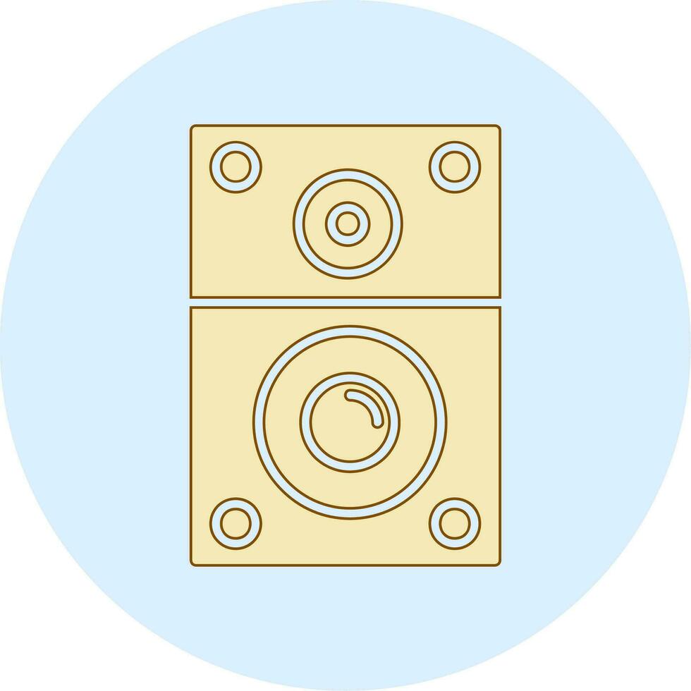 Lautsprecher-Vektor-Symbol vektor