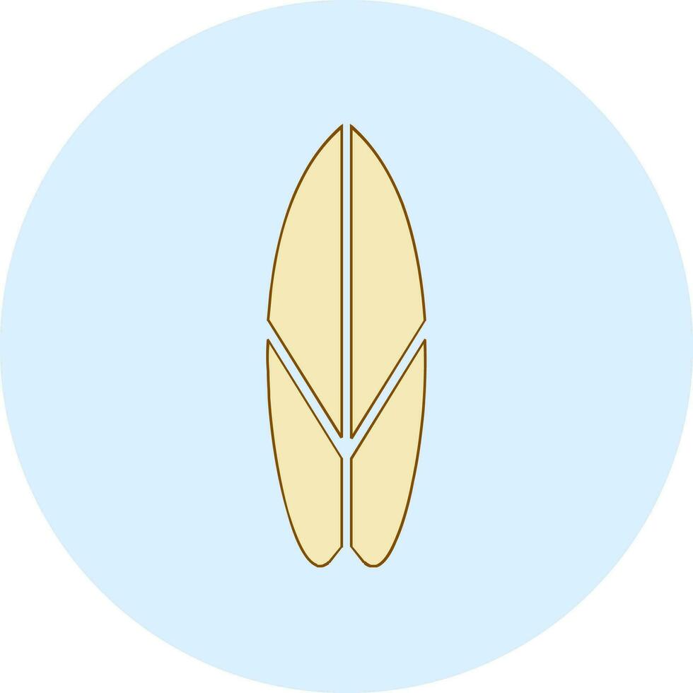 surfbräda vektor ikon