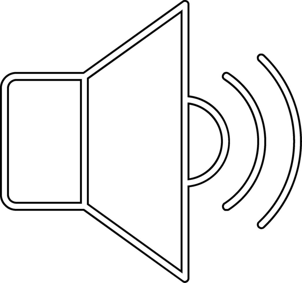 Lautsprecher auf Vektor Symbol