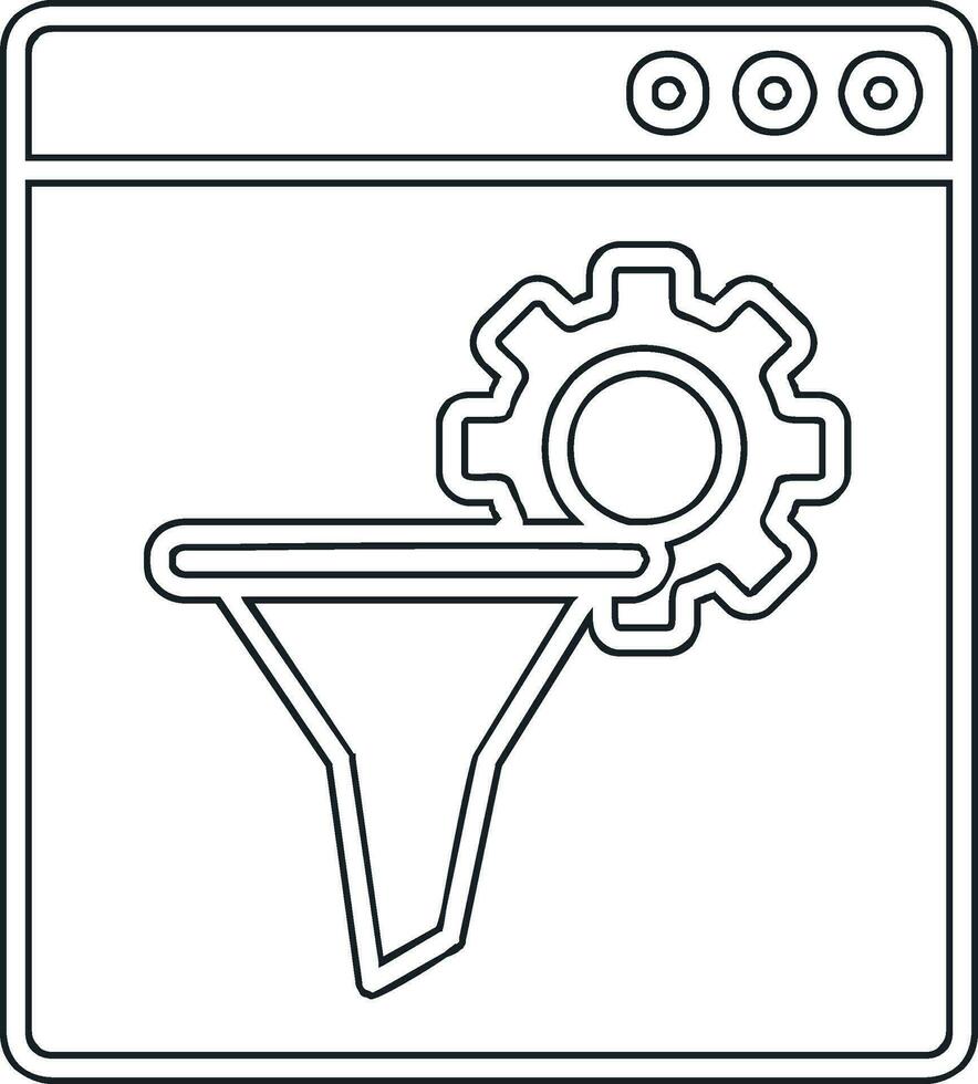 Netz Instandhaltung Vektor Symbol