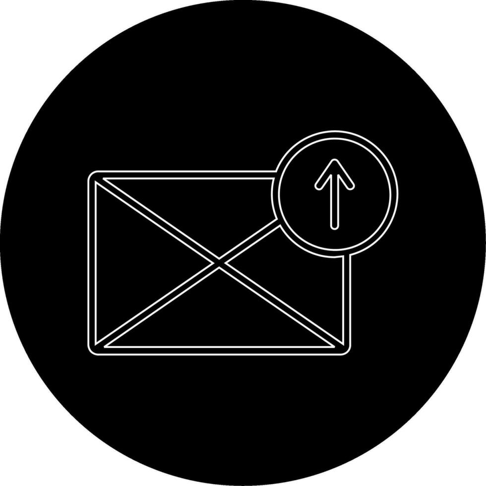 E-Mail-Vektorsymbol senden vektor