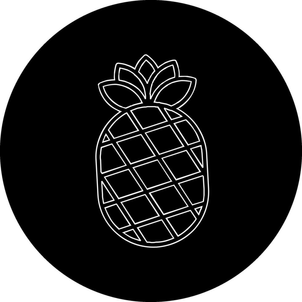 Ananas-Vektor-Symbol vektor