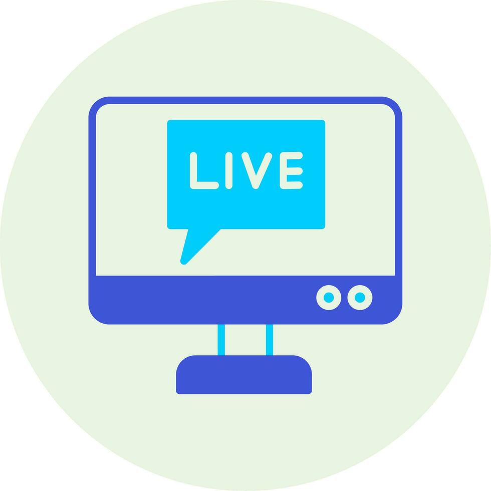 Live-Chat-Vektorsymbol vektor