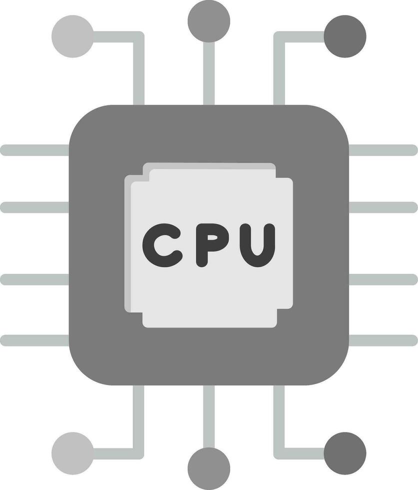 cpu vektor ikon