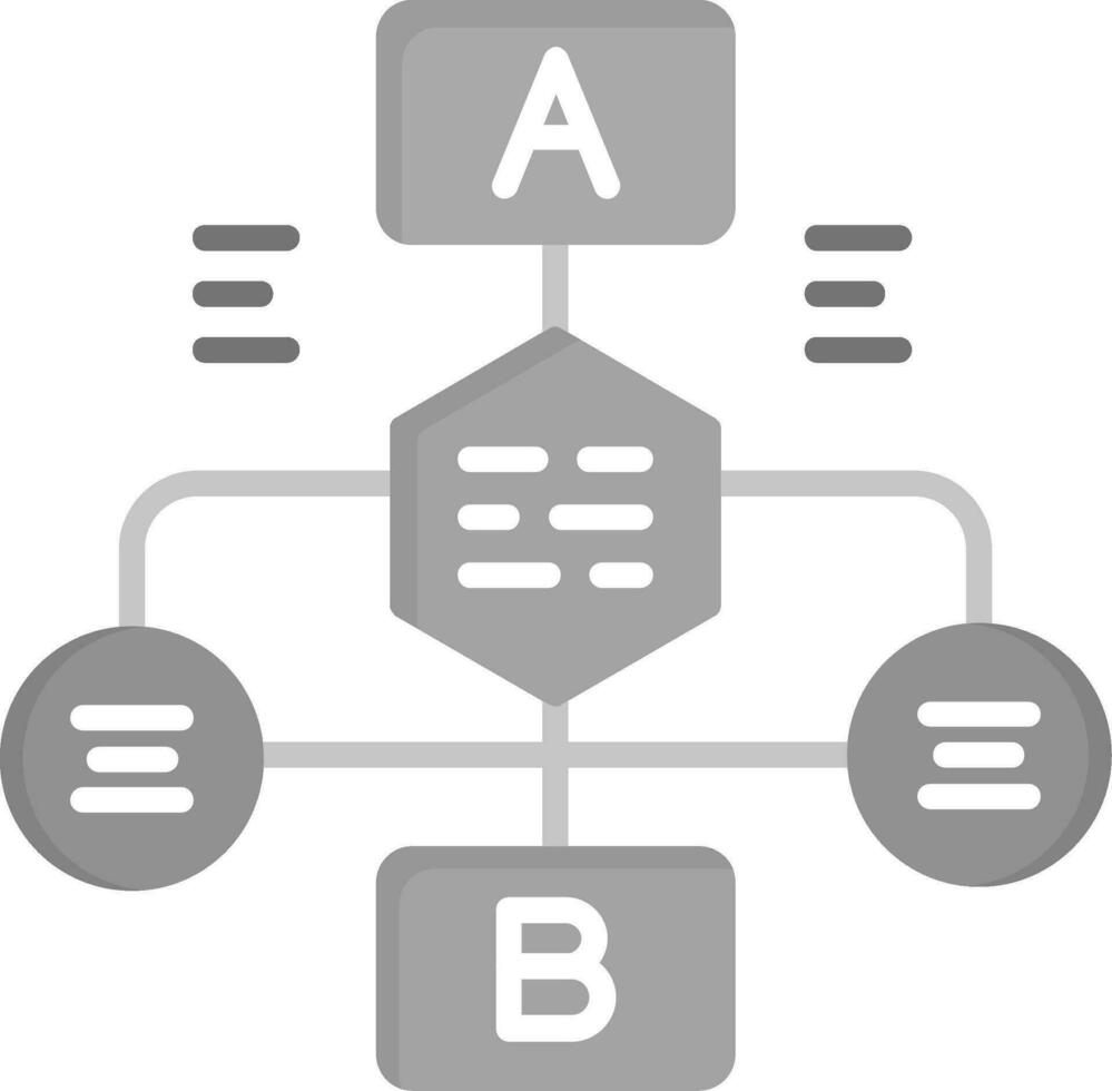 Flussdiagramm-Vektorsymbol vektor