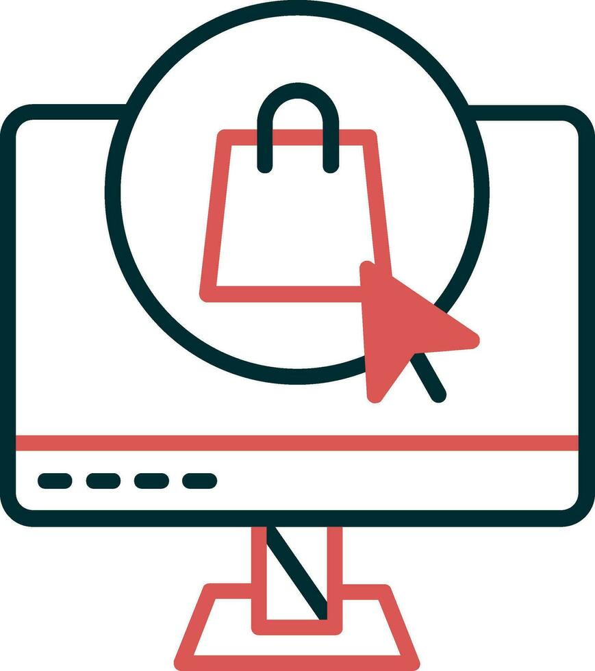 E-Commerce-Vektorsymbol vektor