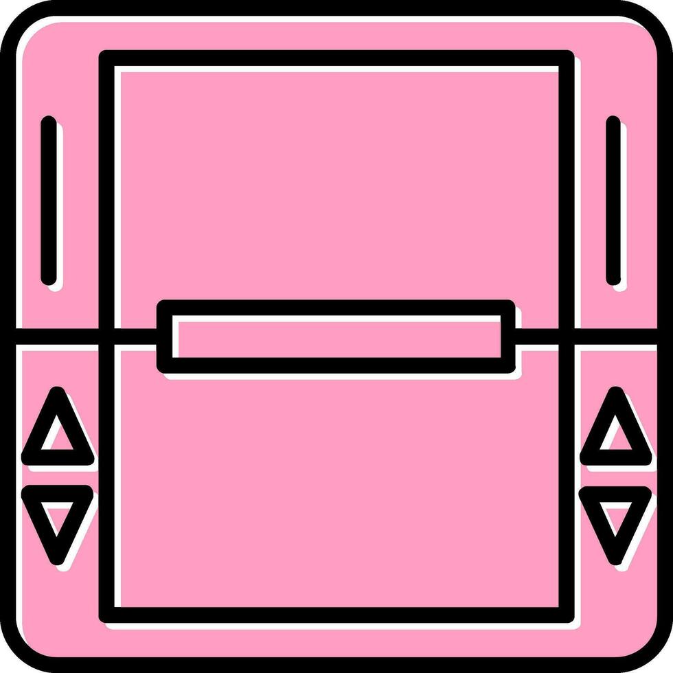 Vektorsymbol für die Spielkonsole vektor