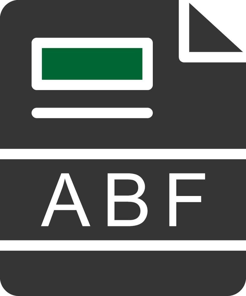 abf kreativ Symbol Design vektor