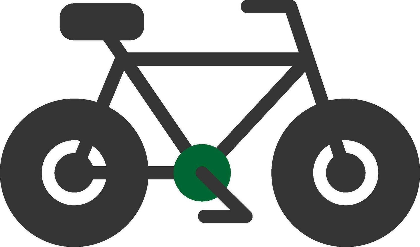 Fahrrad kreativ Symbol Design vektor