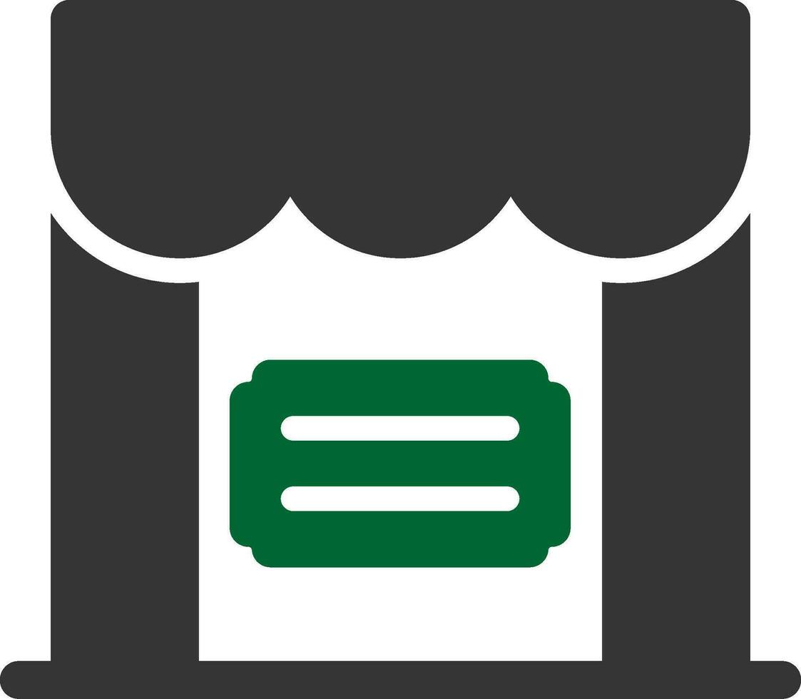 Ticket Office kreatives Icon-Design vektor