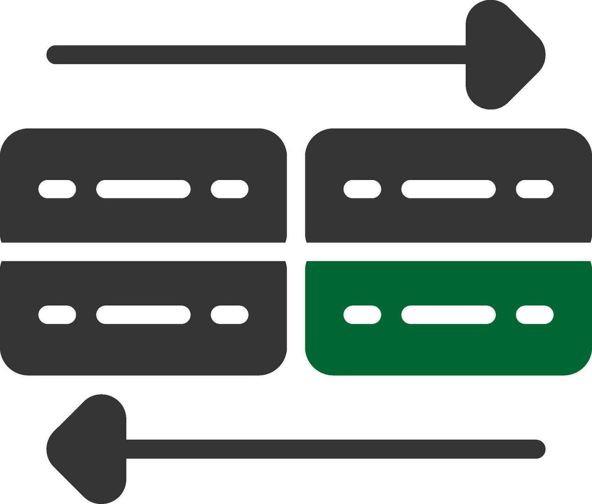 Daten Transfer kreativ Symbol Design vektor