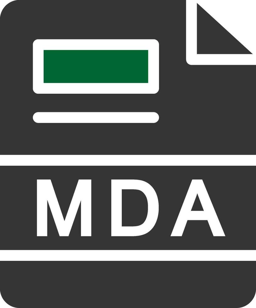 mda kreativ Symbol Design vektor