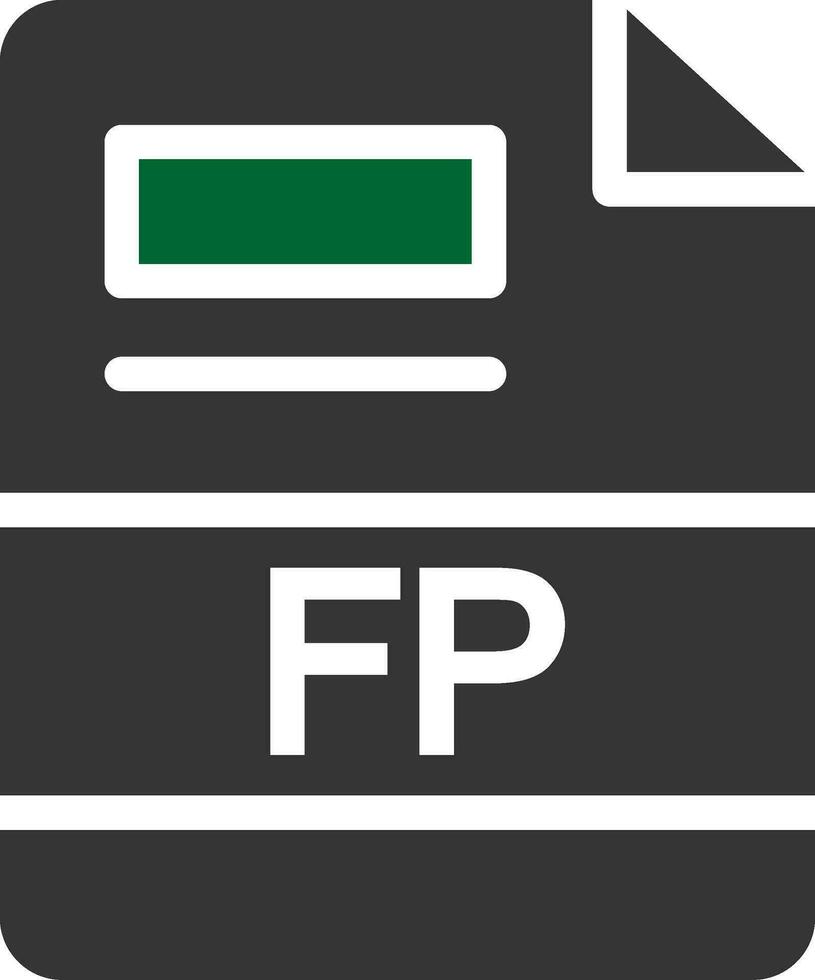 fp kreativ ikon design vektor