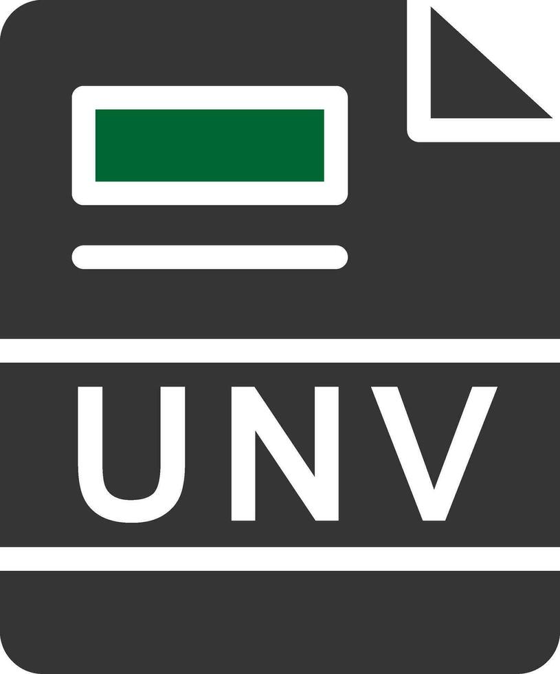 unv kreativ Symbol Design vektor