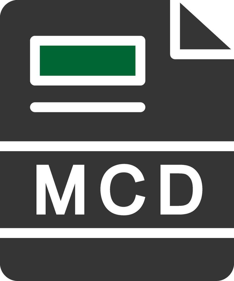 mcd kreativ Symbol Design vektor