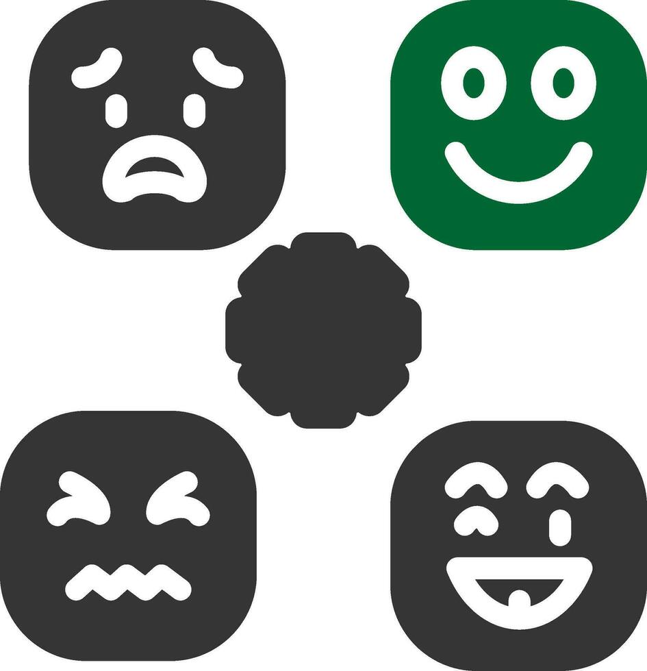 wahrnehmen Emotionen kreativ Symbol Design vektor